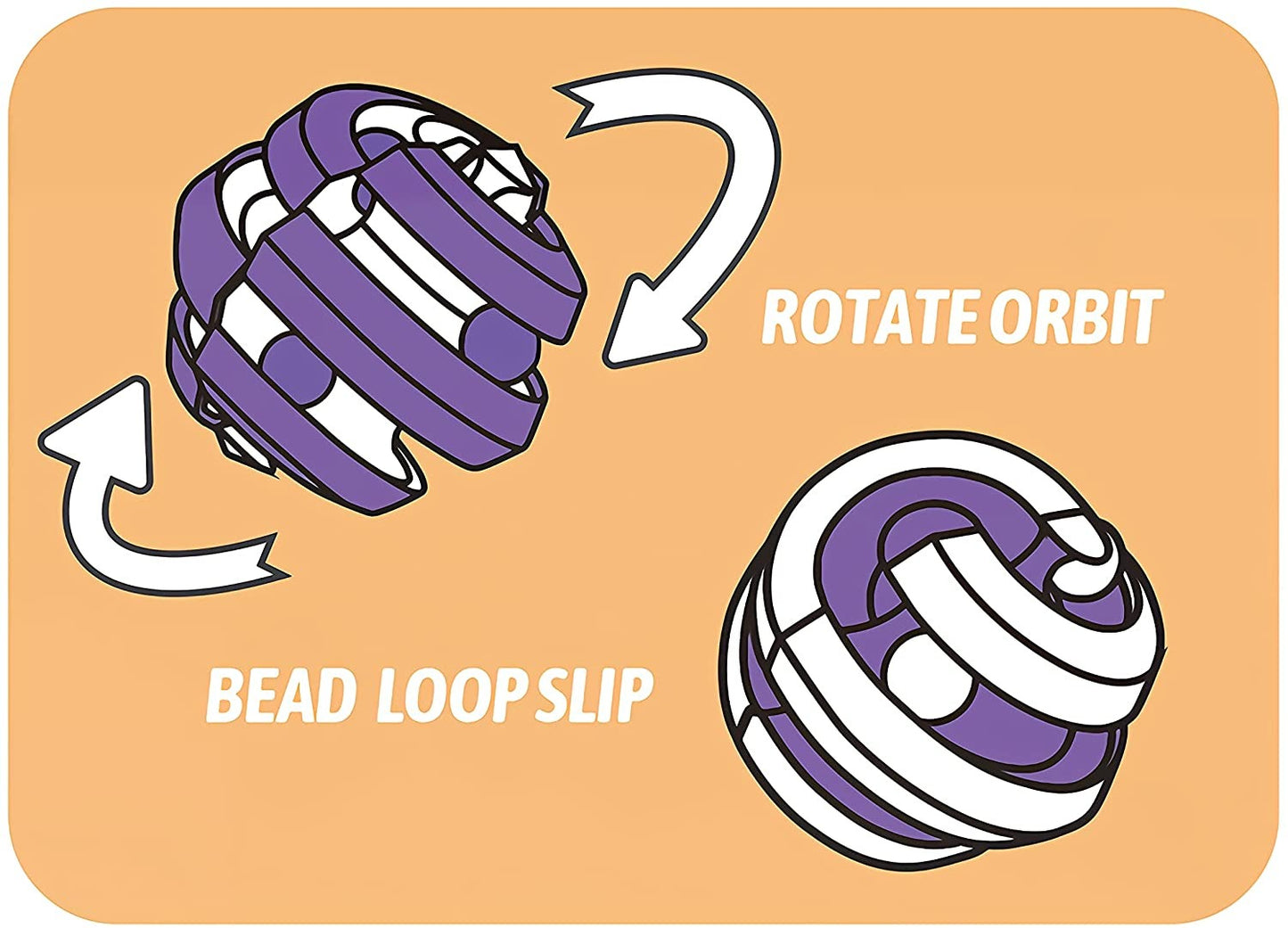 Orbital Gyro Fidget Ball Toy Spinner Cube