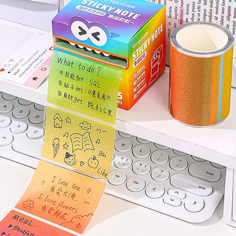 Mr. Paper 6Style 105Sheets/roll Pull-out Sticky Notes