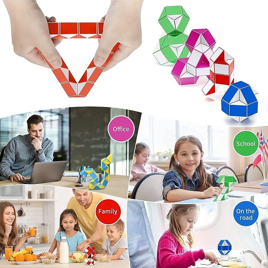 Trendy Innovative Funny Qiyi Magic Snake Ruler