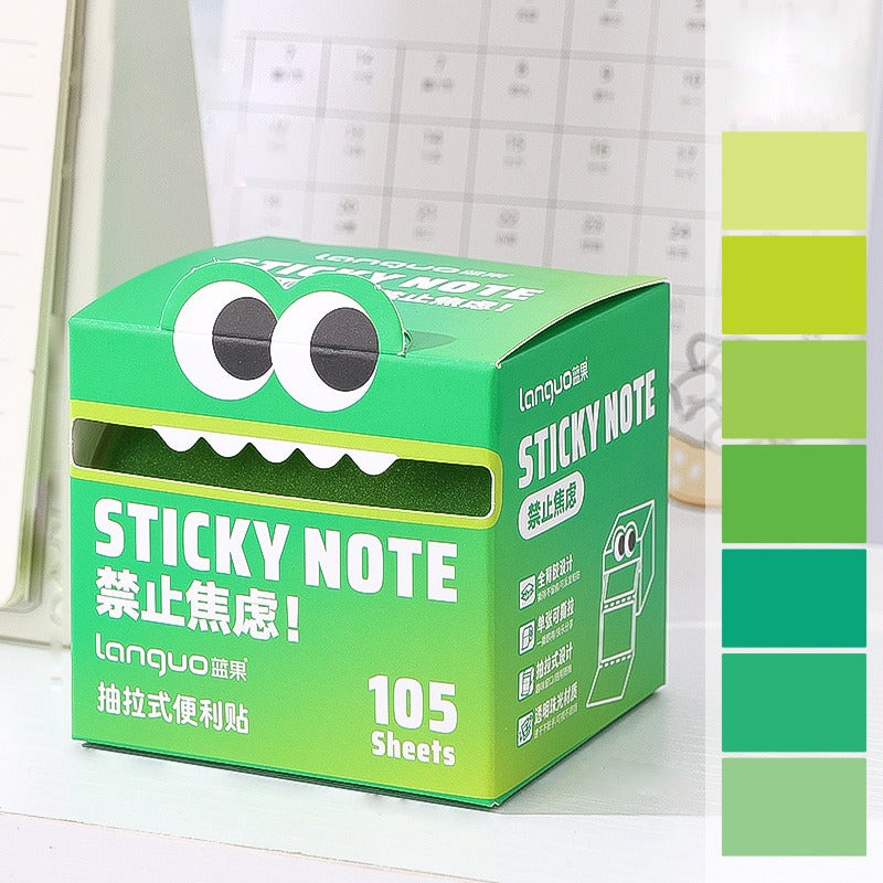 Mr. Paper 6Style 105Sheets/roll Pull-out Sticky Notes