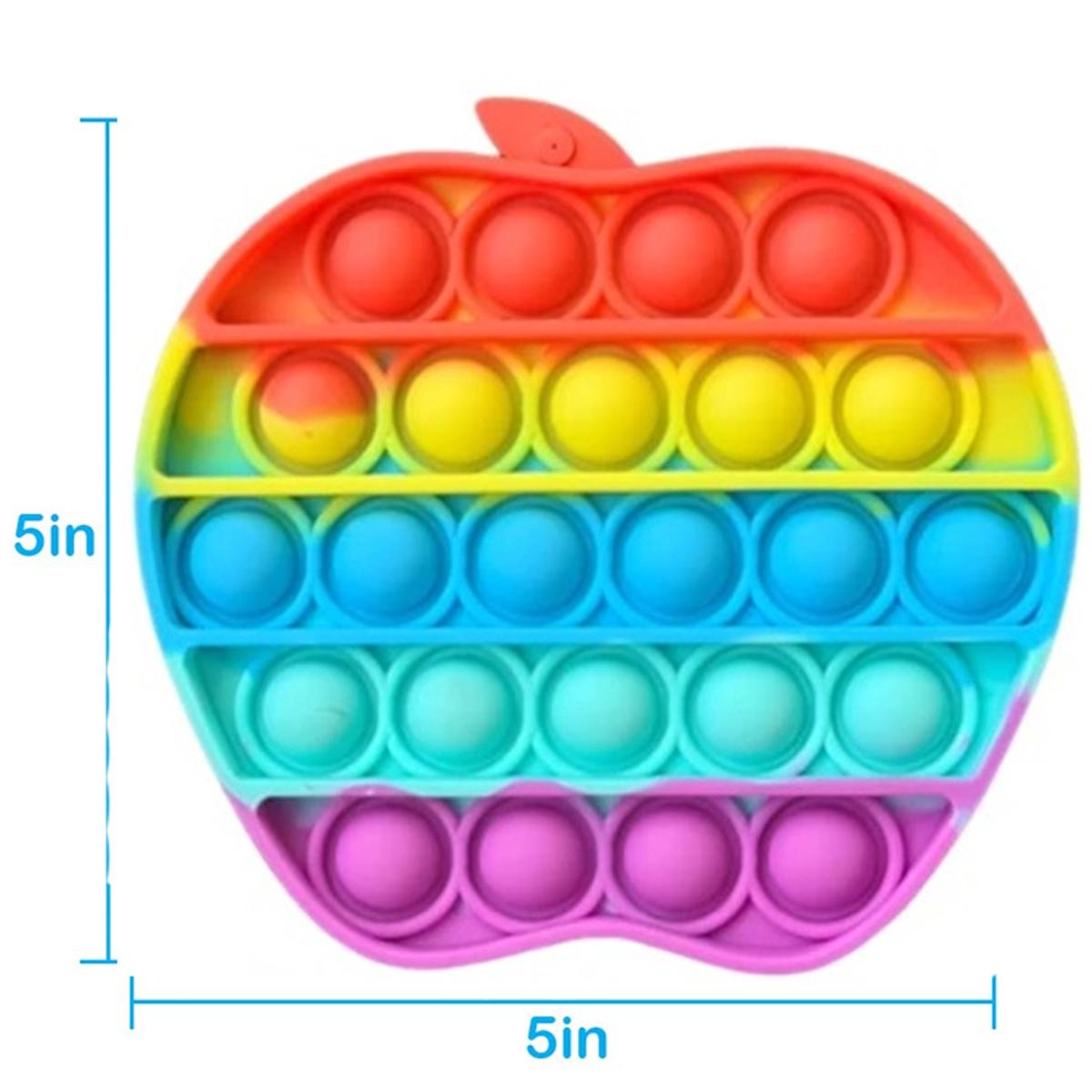 Silicon Pop It Fidget Toy POP Bubble Squeeze Sensory Fidget Toy