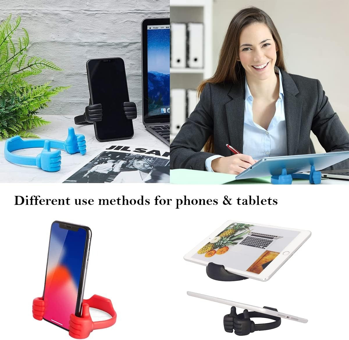 Thumb High Mobile Phone Holder Plastic Mobile Phone Stand with Thumb