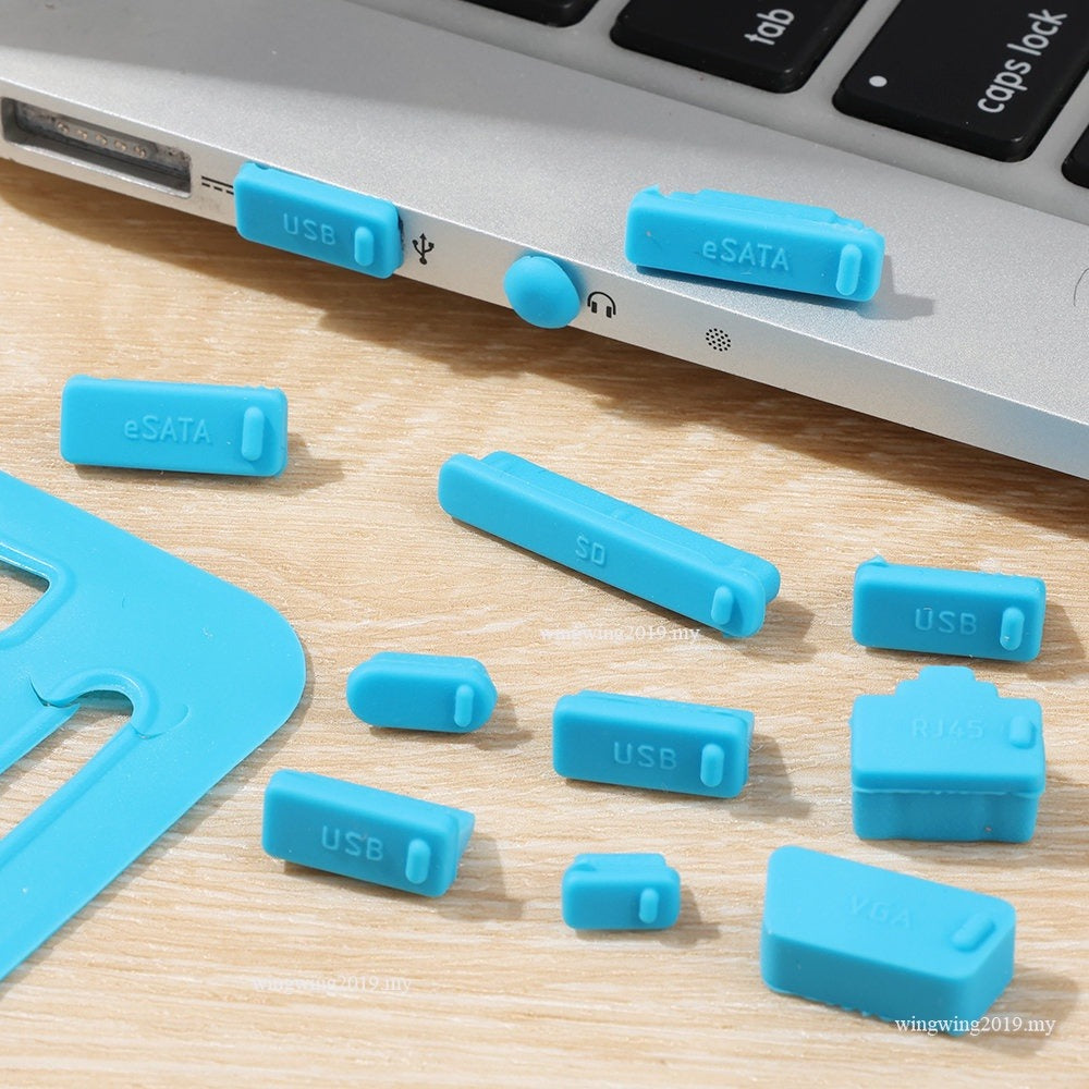 Colorful Silicone Anti Dust Plug -for Laptop Port Cover