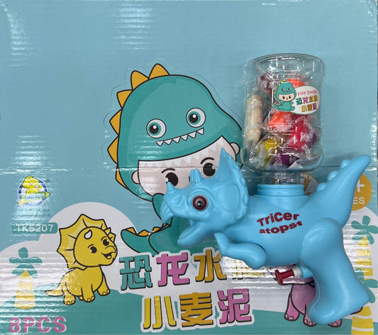 Dino water gun/dino play dough combo