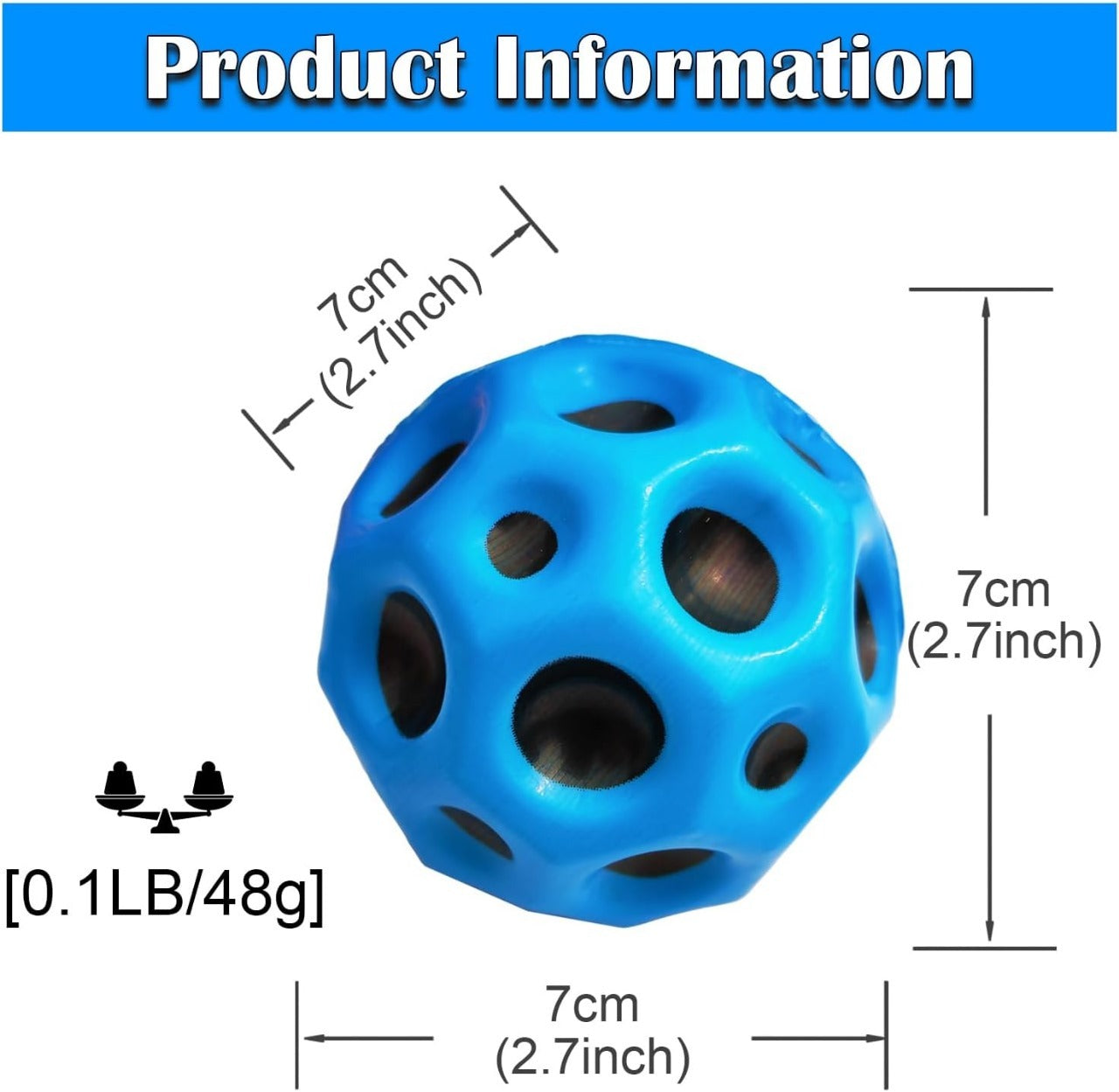 Moon Ball Bounce Toy for Kids