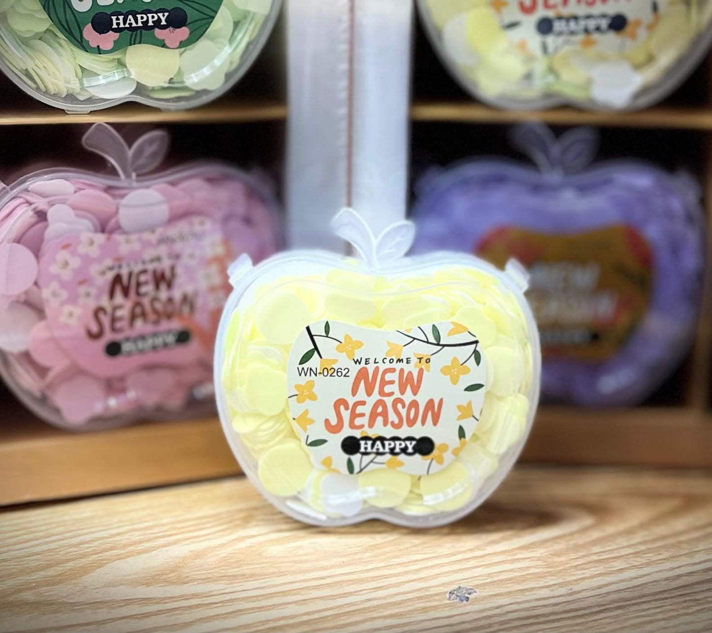 “NEW SEASON” paper soap in Five different flavours