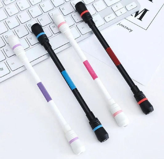 Spinning Writing Pen Student Relieve Stress Rotating Ballpoint