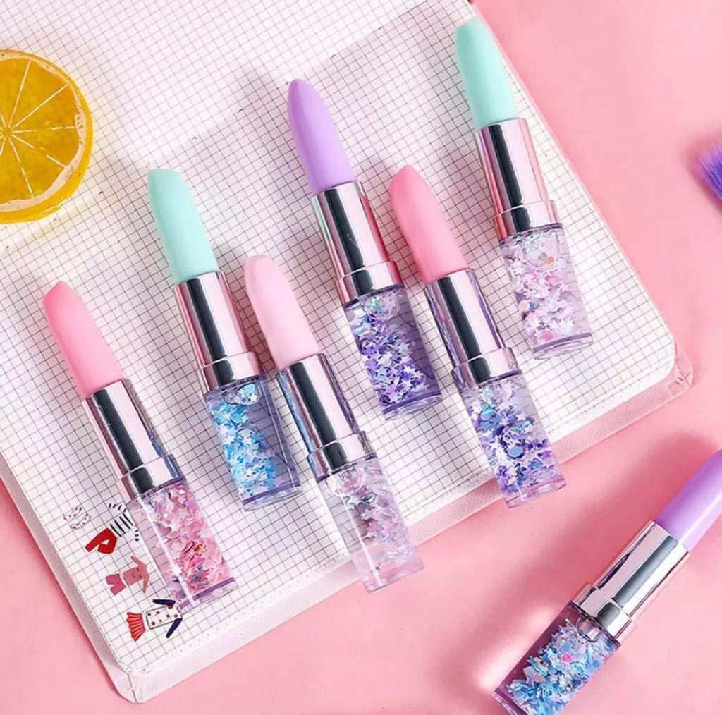 Lipstick Gel Pen Girls Creative and Attractive Colorful Cute  Pen